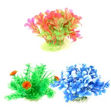 오션 컬러21 종합 수초 조화 3p, 혼합 색상, 1세트