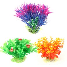 오션 컬러43 종합 수초 조화 3p, 혼합 색상, 1세트