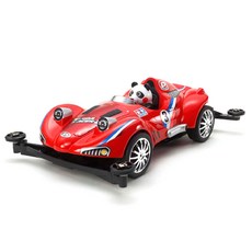 TAMIYA 迷你四驅熊貓 Racer2 Super2 迷你車 18092, 混色, 1個