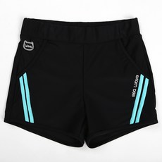 애플핑크 여아용 두줄 배색 반바지 래쉬가드 AP8SM413