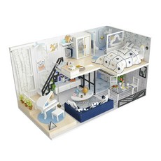 ADICO DIY 豪華奢華迷你小屋, 混合顏色, 1個