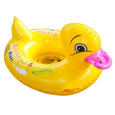 New World Toy學步游泳圈 鴨子, 黃色的, 1個