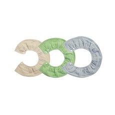 Hararoi Daily Baby圍兜 3入, 混色