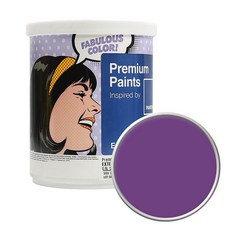 PANTONE 외부용 실외 저광페인트, 19-3536AmaranthPurple, 1L, 1개