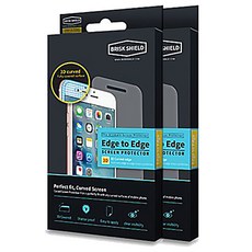 BRISKSHIELD 3D곡면커버 프리미엄 스마트폰 액정보호필름, 2개