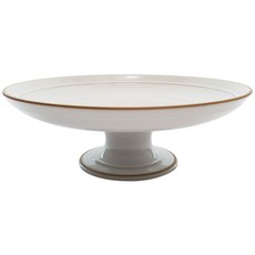 Laboratorio Pesaro 高腳玻璃盤 L號 31cm, 白色的, 1個