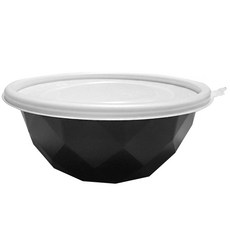 투고팩 흑투톤 일회용 포장 탕용기 대 1.2L, 200개입, 1세트