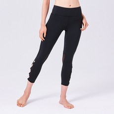 easyoga 女款Laveda波紋七分褲YWE1801-850-L1