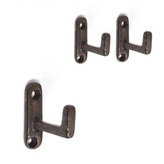 Shelfnara 鑄造窗簾環古董, 古董, 3片