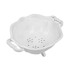 VBC CASA Incanto 巴洛克風格附腳水果濾水籃, 單一顏色, 1個