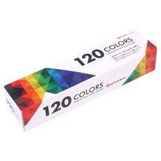 알파 색채 컬러가이드 120색 소 130 x 24mm, 1개