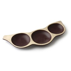 未硬化瓷豌豆 3碗小, 葡萄酒, 1個