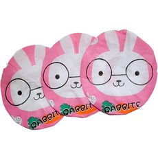 예후 Jehu 동물 캐릭터 방수헤어캡, 토끼, 3개