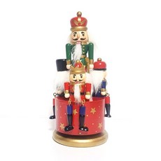 Monnani Shop 歐式胡桃鉗人偶旋轉音樂盒, 綠色