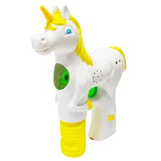 世界流通 獨角獸自動泡泡槍, 白色, 1個