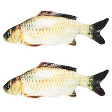 딩동펫 고양이캣닢 생선장난감 30cm*, 민물고기, 2개