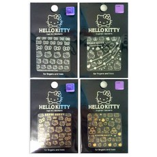 HELLO KITTY 美甲造型貼, 隨機出貨, 4組