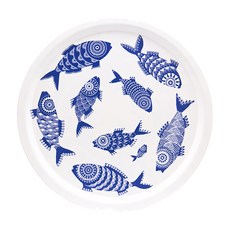 魚盤披肩, 白色