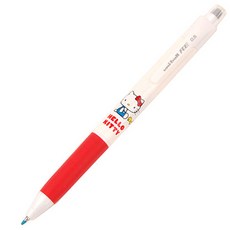 아오이마켓 헬로키티 유니볼 지워지는 볼펜 0.5mm, 레드바디, 1개