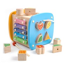 키움하우스 원목 멀티 스퀘어 셈놀이, 1세트