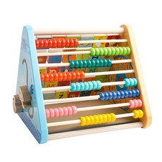 키움하우스 원목 멀티 트라이앵글 셈놀이 + 펜 + 지우개, 1세트