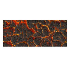 Sweet Living 烈焰照片廚房地墊, 04, 1個