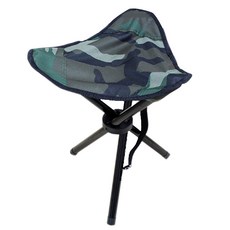 戶外用折疊式三角腳休閒椅 大, 混合顏色, 1個