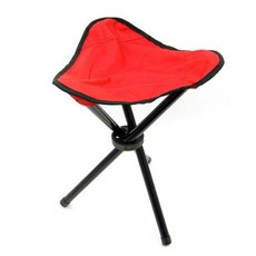 Tree 戶外用簡易三角腳休閒椅, 隨機出貨, 1個