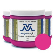 마그나매직 칠판페인트, 퍼플핑크, 500ml, 3개