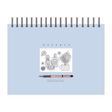 톡톡팬시 마이드로잉 노트 바이올렛 130g, 1개