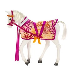 OG Dolls 利比扎馬小白馬寶寶 娃娃道具, 混合顏色