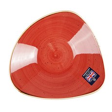 처칠 스톤캐스트 삼각 볼 대 600ml, 베리 레드, 1개