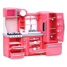 OG Dolls 粉紅色廚房套組玩具, 混合顏色, 1個