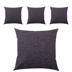 마켓감성 린넨 쿠션커버 4p