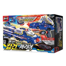미미월드 월드카 변신 캅건캐리어 작동완구, 혼합 색상, 1개