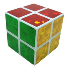 WEOL SUNG 7000 Cube 2 x 2 拼圖 6cm WSP-246, 白色的