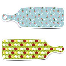 로엠디자인 서빙 도마 2p 애플연두 세트, 애플연두, 천청색체리, 1세트