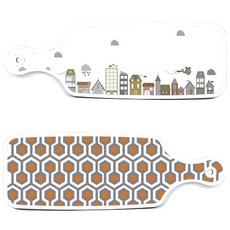 Loem Design 閃亮圖案上菜砧板 2件組, 閃亮圖案, 都市剪貼畫, 1套