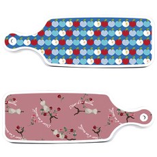 Roem Design 上菜砧板 2件組 紫色藝術夾套組, 紫色藝術夾 + 蘋果壁色, 1套