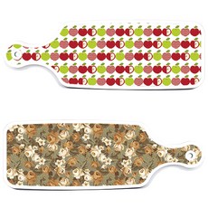 Roem Design Tosaek花卉上菜砧板 2入組, Tosaek花卉, 蘋果白, 1套