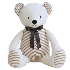 Million Dollar Baby 棉質小熊玩偶 XL號, 象牙白, 42cm