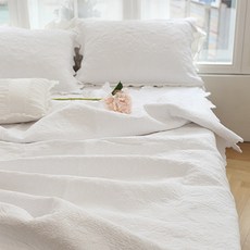 Casa El Luna床墊+枕頭 2入, 白色的