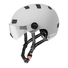 우벡스 시티 바이저 자전거 헬멧, asphalt mat, 1개