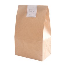 春天91 牛皮紙袋 大 50p + 感謝封口貼紙 白色 50p, 混合顏色, 1套