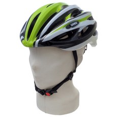 우벡스 레이스1 자전거 헬멧, green-white, 1개
