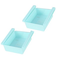 마켓감성 냉장고서랍식정리함 2p, 블루
