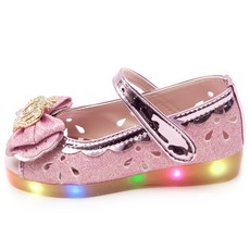 Mami Tree女童 Golden Grass LED 涼鞋