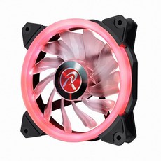 RAIJINTEK 시스템 쿨러 IRIS 12 RED LED, 1개