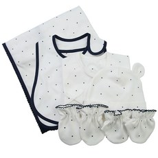 babybear 新生兒愛心點點服飾6件組