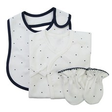 babybear 新生兒星星點點服飾3件組